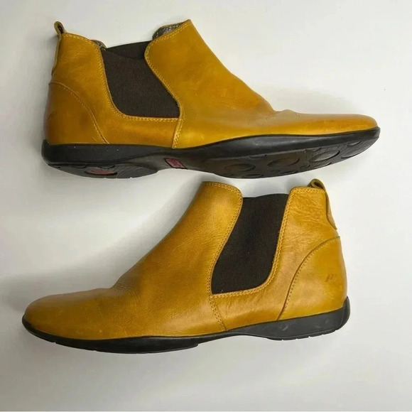Pratik Walking Freedom Leather Chelsea Boot Mustard 38 - Picture 1 of 7